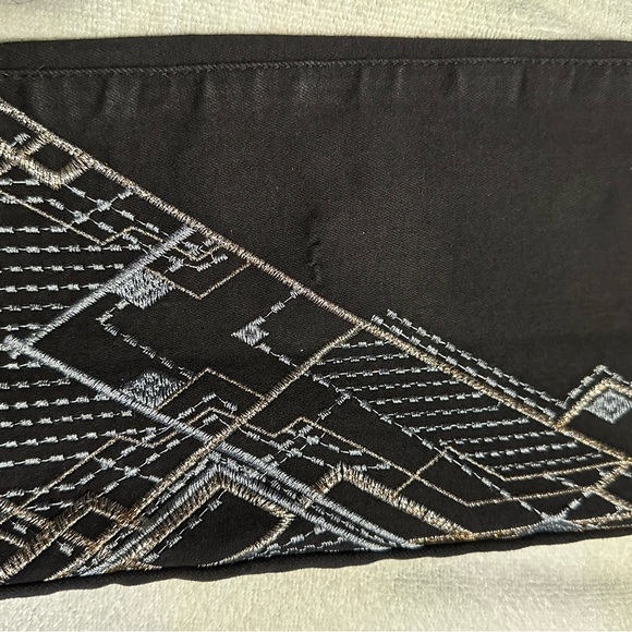 DG2 by Diane Gilman Skinny Stretch Jeans Size 8 Black Embroidered - Picture 7 of 7